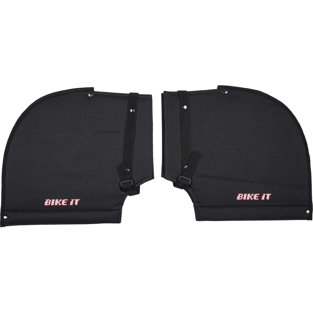 Bike It Polyester Fleece Lining Bar Muffs Black - FREE UK Shipping, FREE 365 Day Returns | Moto Central