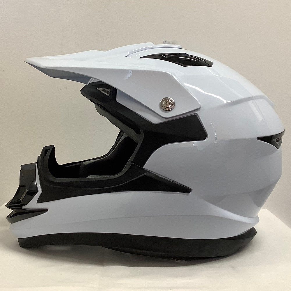 GSB XP-14B MX Off-Road Helmet Gloss Plain White