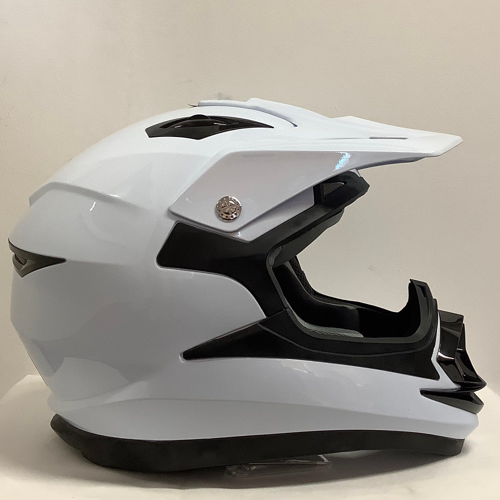 GSB XP-14B MX Off-Road Helmet Gloss Plain White