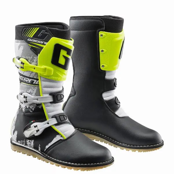 Gaerne Balance Classic Kids Trials Boots Yellow / Black - FREE UK Shipping, FREE 365 Day Returns | Moto Central