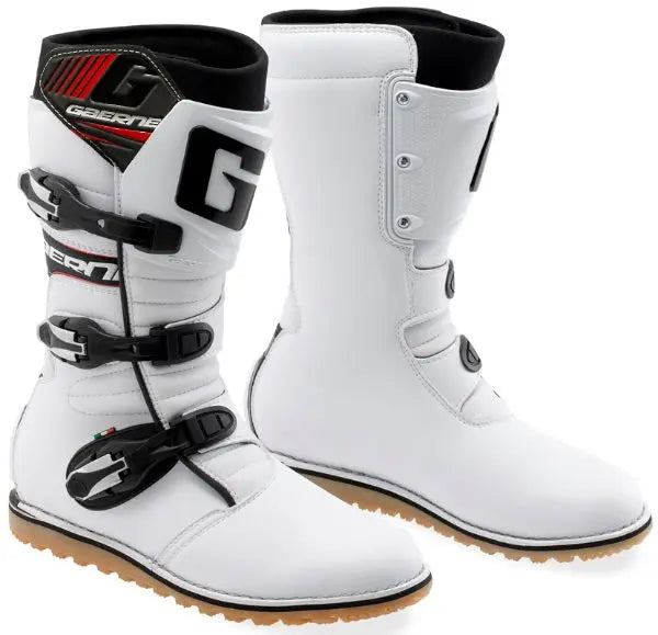 Gaerne Balance Classic Trials Boots White - FREE UK Shipping, FREE 365 Day Returns | Moto Central