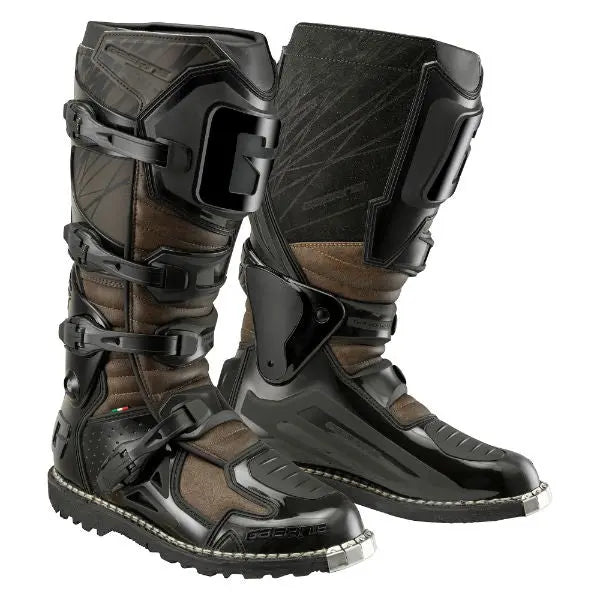 Gaerne Fastback Enduro MX Boots Black / Brown - FREE UK Shipping, FREE 365 Day Returns | Moto Central