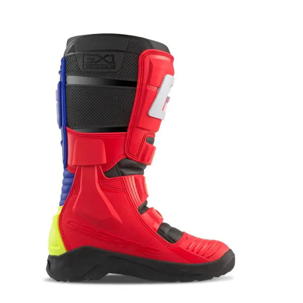 Gaerne GX-1 Evo MX Boots Red / Multi - FREE UK Shipping, FREE 365 Day Returns | Moto Central