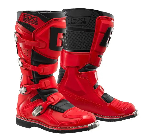 Gaerne GX-1 Kids MX Boots Red / Black - FREE UK Shipping, FREE 365 Day Returns | Moto Central