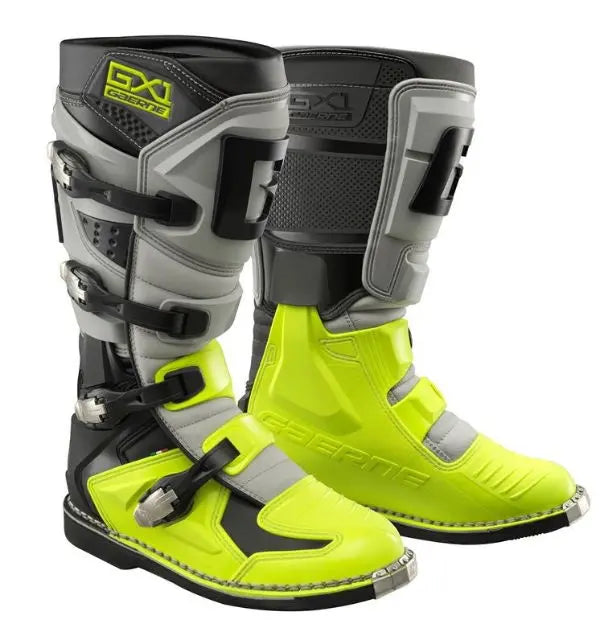 Gaerne GX-1 Kids MX Boots Yellow / Black - FREE UK Shipping, FREE 365 Day Returns | Moto Central