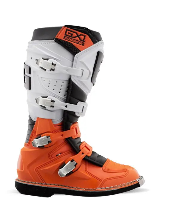 Gaerne GX-1 MX Boots Orange / White - FREE UK Shipping, FREE 365 Day Returns | Moto Central