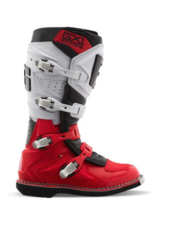 Gaerne GX-1 MX Boots Red / White - FREE UK Shipping, FREE 365 Day Returns | Moto Central