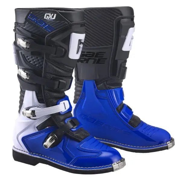 Gaerne GX-J Kids MX Boots Black / Blue - FREE UK Shipping, FREE 365 Day Returns | Moto Central