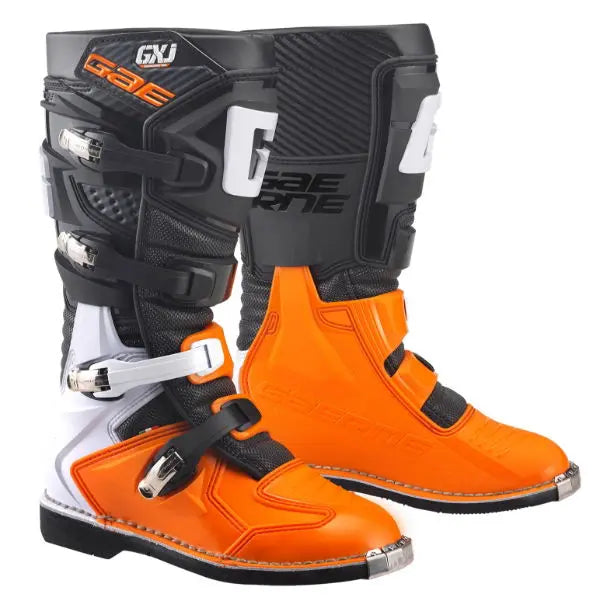 Gaerne GX-J Kids MX Boots Black / Orange - FREE UK Shipping, FREE 365 Day Returns | Moto Central