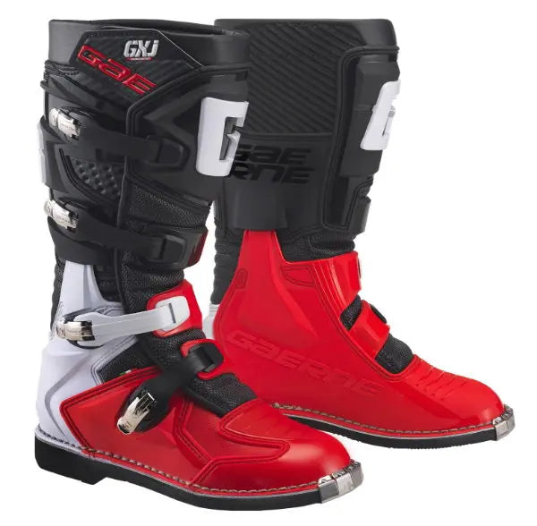 Gaerne GX-J Kids MX Boots Black / Red - FREE UK Shipping, FREE 365 Day Returns | Moto Central