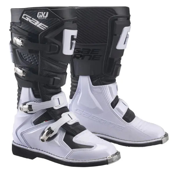 Gaerne GX-J Kids MX Boots Black / White - FREE UK Shipping, FREE 365 Day Returns | Moto Central