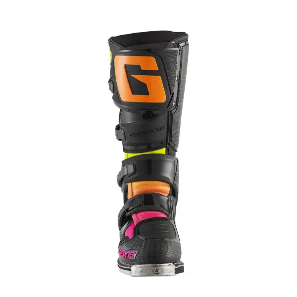 Gaerne SG-12 MX Boots Black / Orange / Pink - FREE UK Shipping, FREE 365 Day Returns | Moto Central