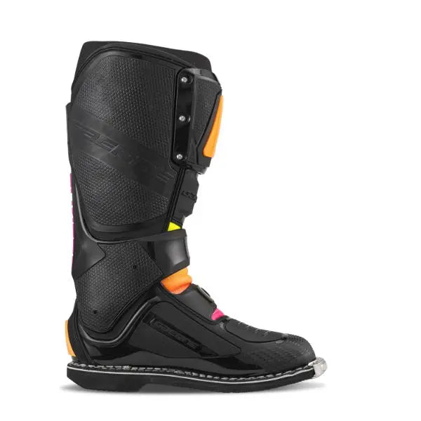 Gaerne SG-12 MX Boots Black / Orange / Pink - FREE UK Shipping, FREE 365 Day Returns | Moto Central