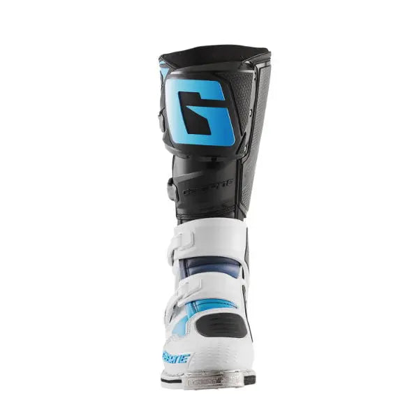 Gaerne SG-12 MX Boots Black / White / Coral Blue - FREE UK Shipping, FREE 365 Day Returns | Moto Central