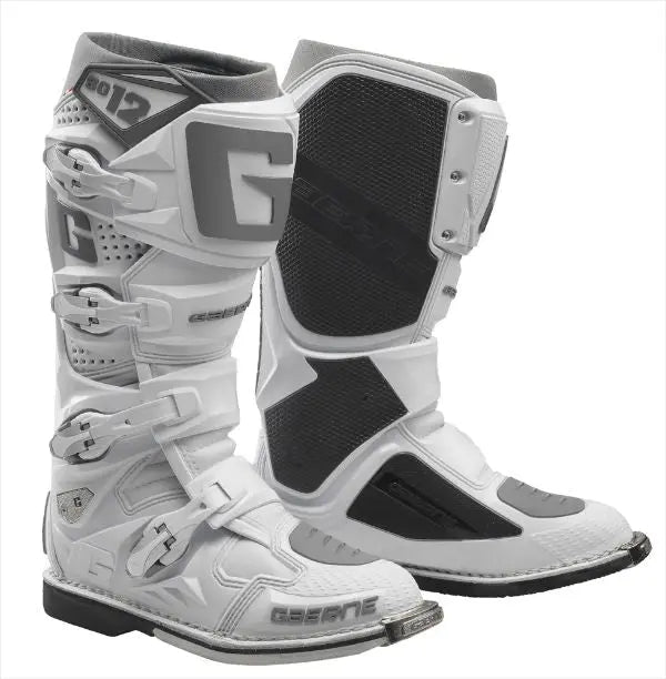 Gaerne SG-12 MX Boots White - FREE UK Shipping, FREE 365 Day Returns | Moto Central