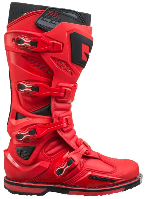 Gaerne SG.22 MX Boots Red - FREE UK Shipping, FREE 365 Day Returns | Moto Central