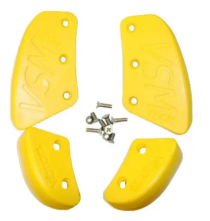 Gaerne SM VSM Hard Plastic Slider Kit Yellow - FREE UK Shipping, FREE 365 Day Returns | Moto Central