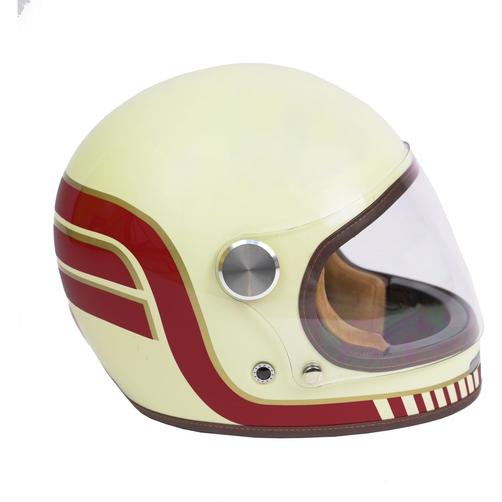 ByCity Roadster 2 R22.06 Full Face Helmet Wing Cream / Red