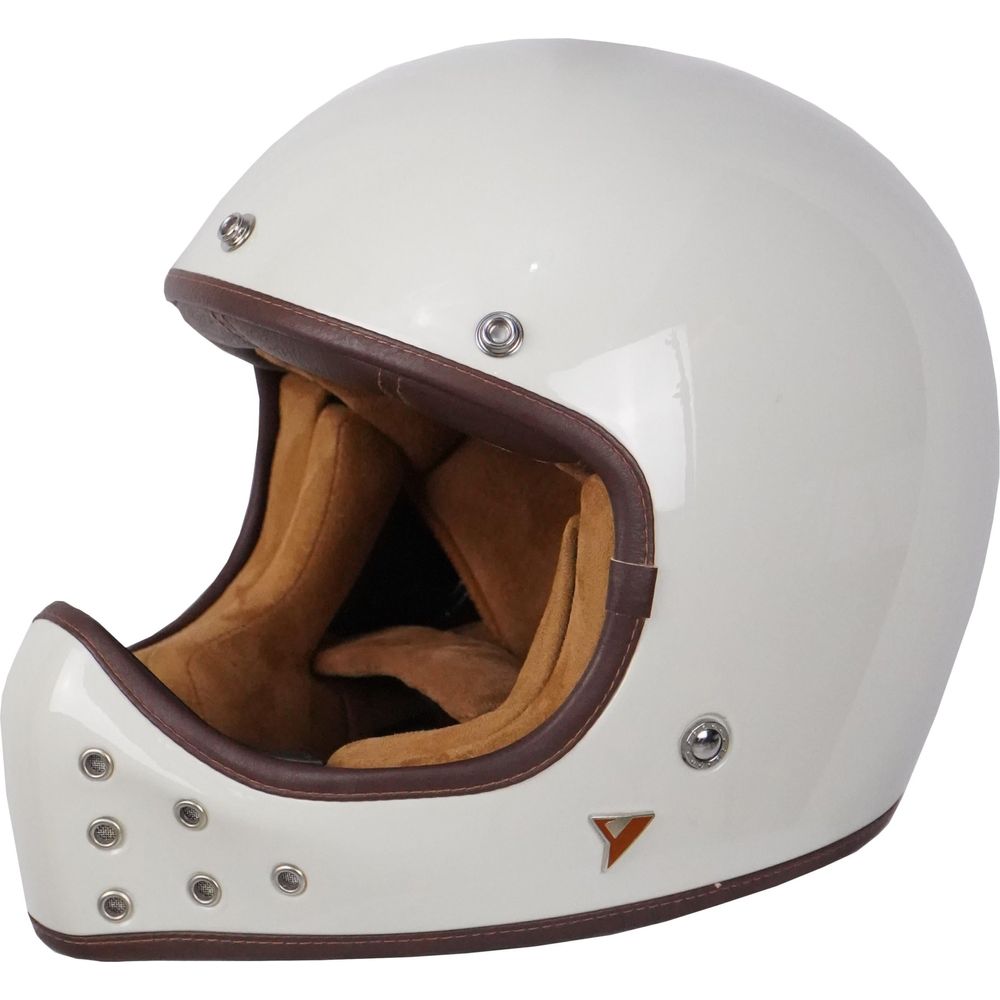 ByCity The Rock R22.06 Full Face Helmet White Bone