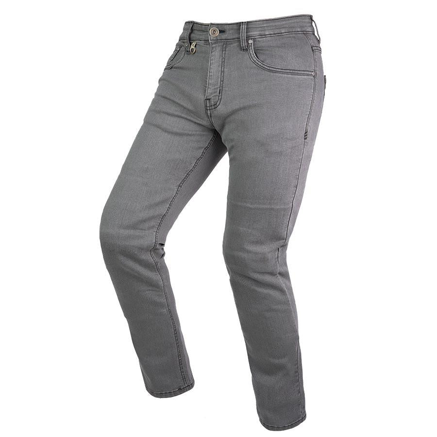 ByCity Bull Motorcycle Denim Jeans Grey