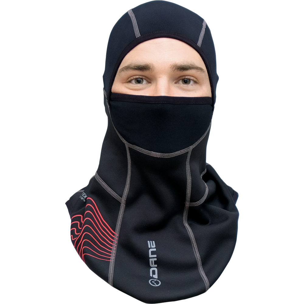 Dane Saksun Gore-Tex Infinium Hood Balaclava Black / Red