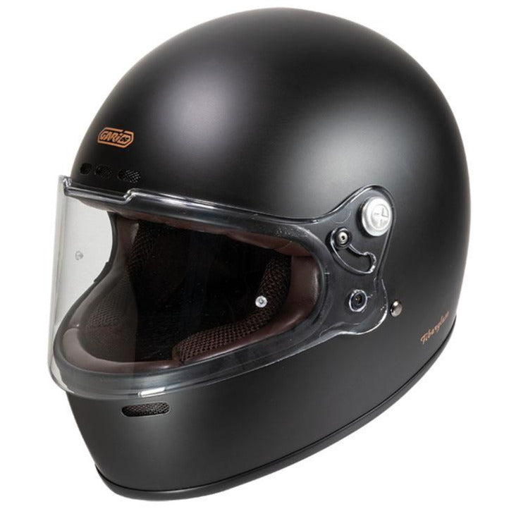 Garibaldi G07X Vintage Full Face Helmet Matt Black