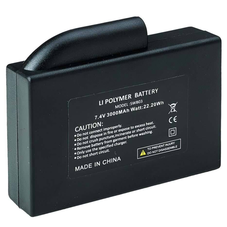 Garibaldi Sottozer 3000MaH Battery Black