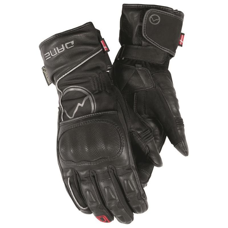 Dane Padborg Gore-Tex + Grip Motorcycle Gloves Black