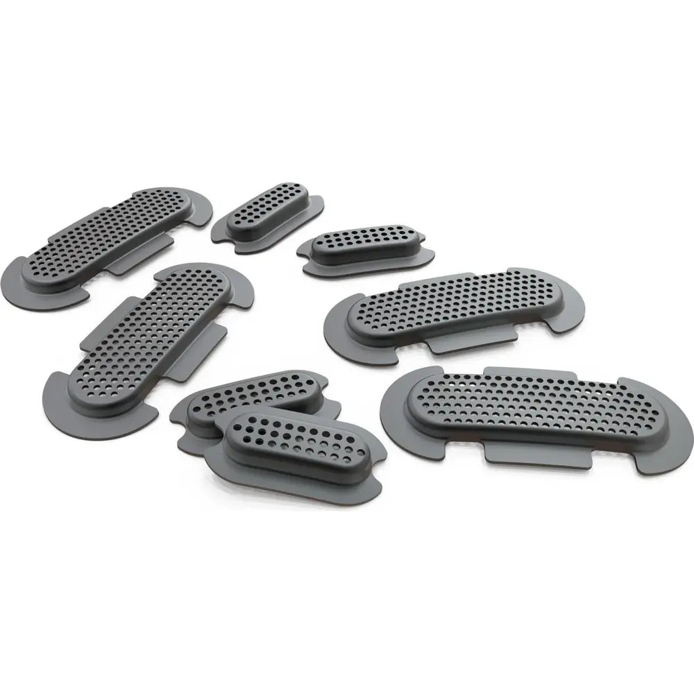 Qwart Grids Shell And Mask Vent Kit Titanium Grey