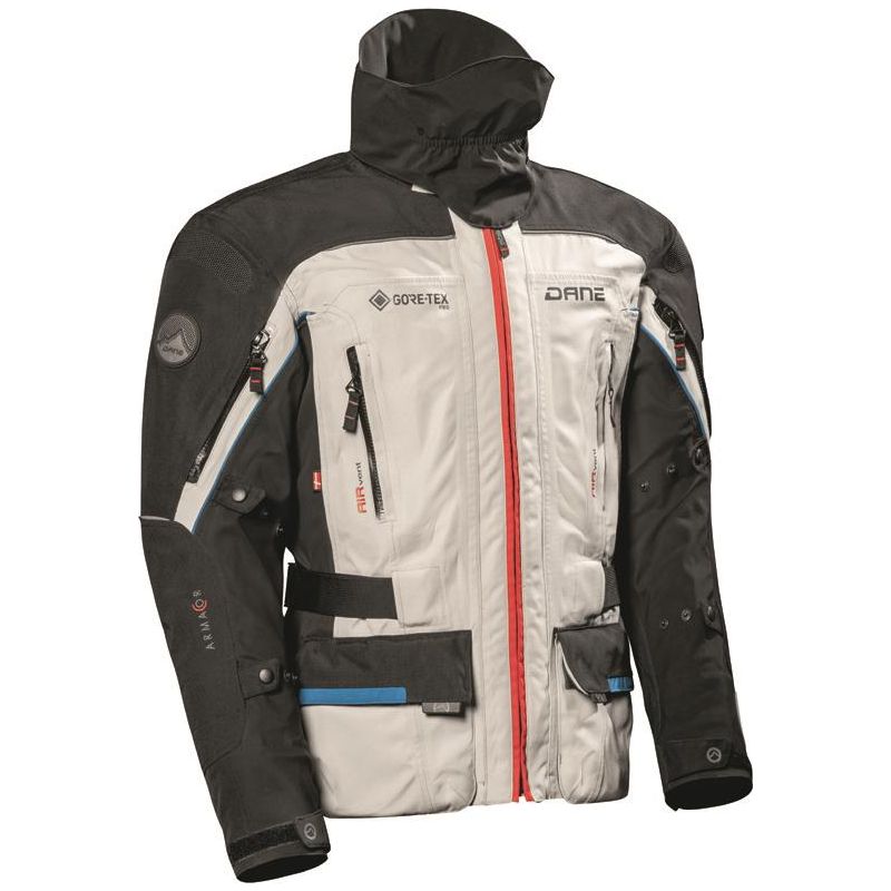 Dane Nimbus 2 Gore-Tex Pro Motorcycle Jacket Black / Grey / Blue / Red