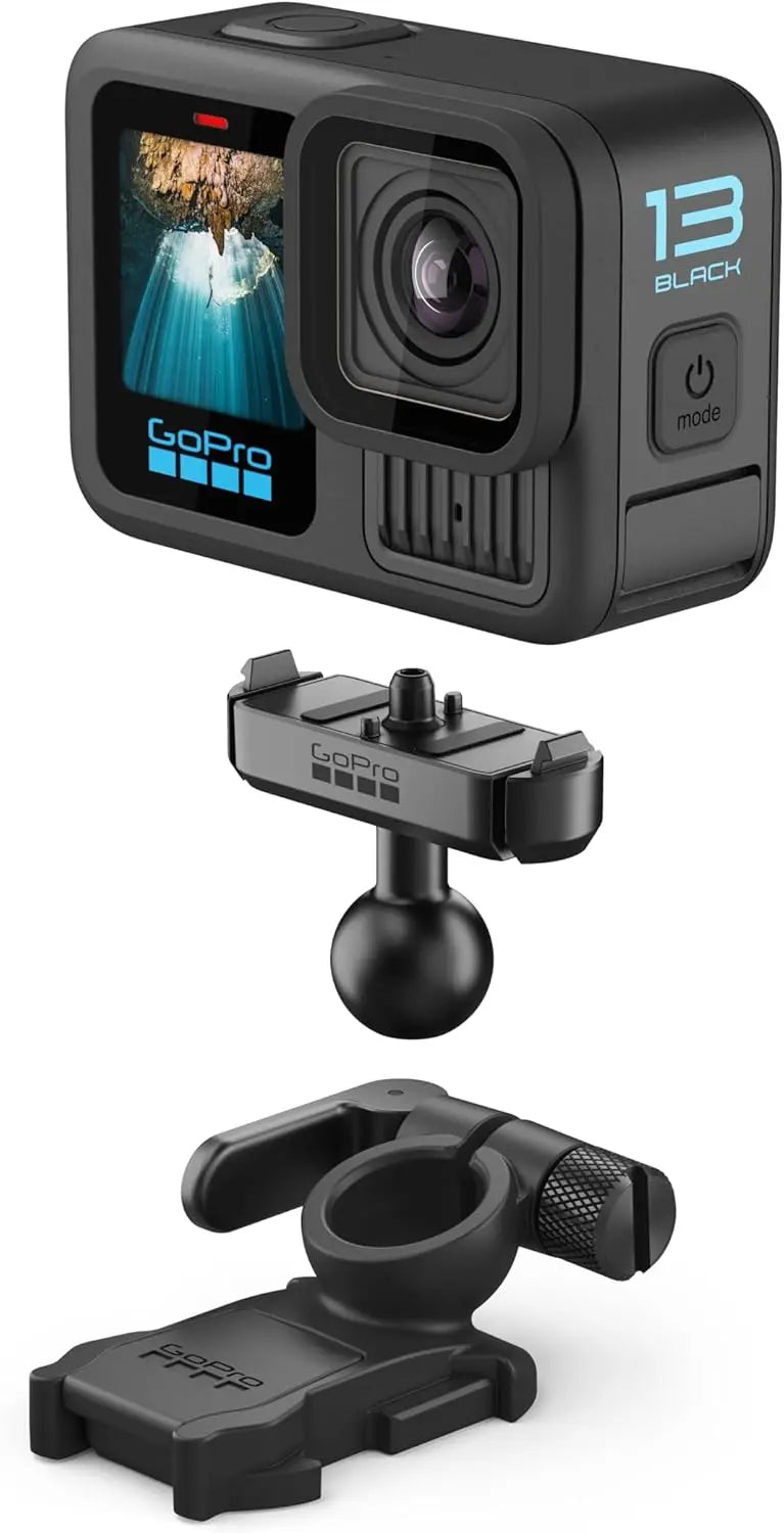 GoPro Magnetic Latch Ball Joint Mount - FREE UK Shipping, FREE 365 Day Returns | Moto Central