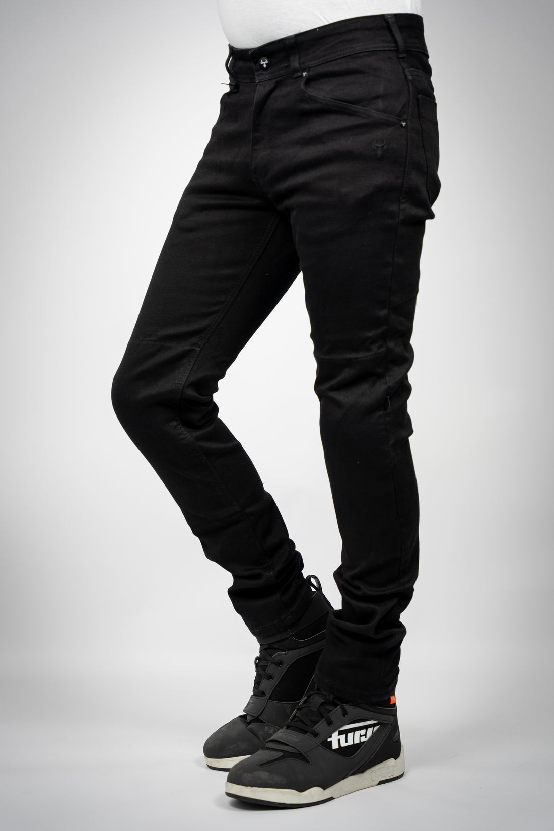 Bull-it Guardian Slim Fit Denim Jeans Black - FREE UK Shipping, FREE 365 Day Returns | Moto Central