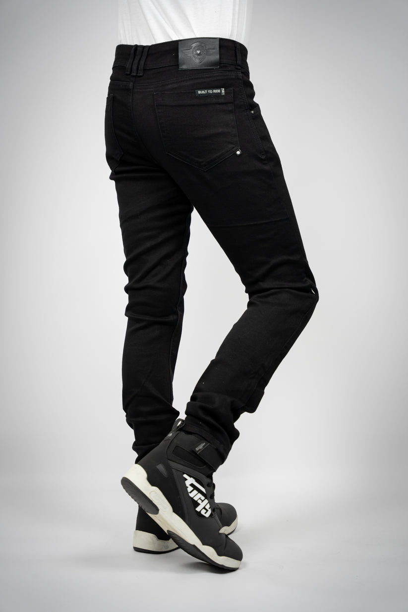 Bull-it Guardian Slim Fit Denim Jeans Black - FREE UK Shipping, FREE 365 Day Returns | Moto Central