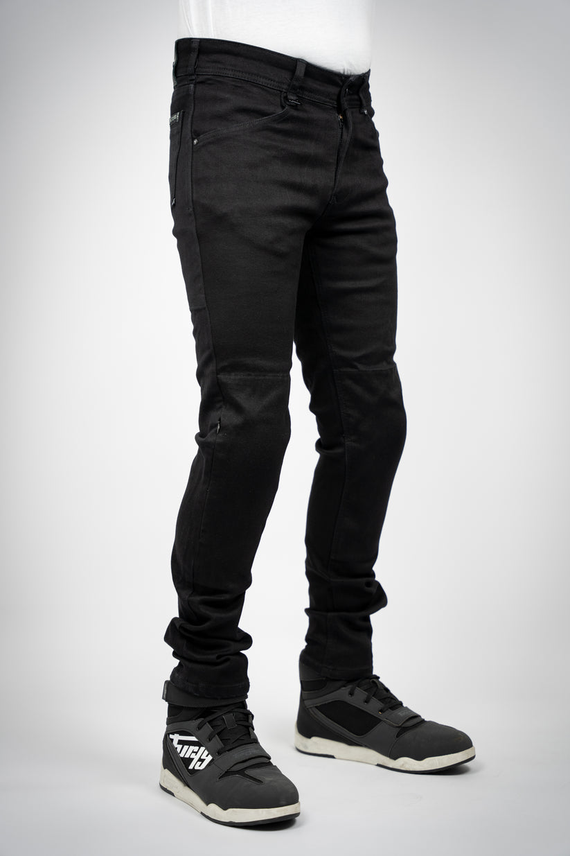 Bull-it Guardian Slim Fit Denim Jeans Black - FREE UK Shipping, FREE 365 Day Returns | Moto Central