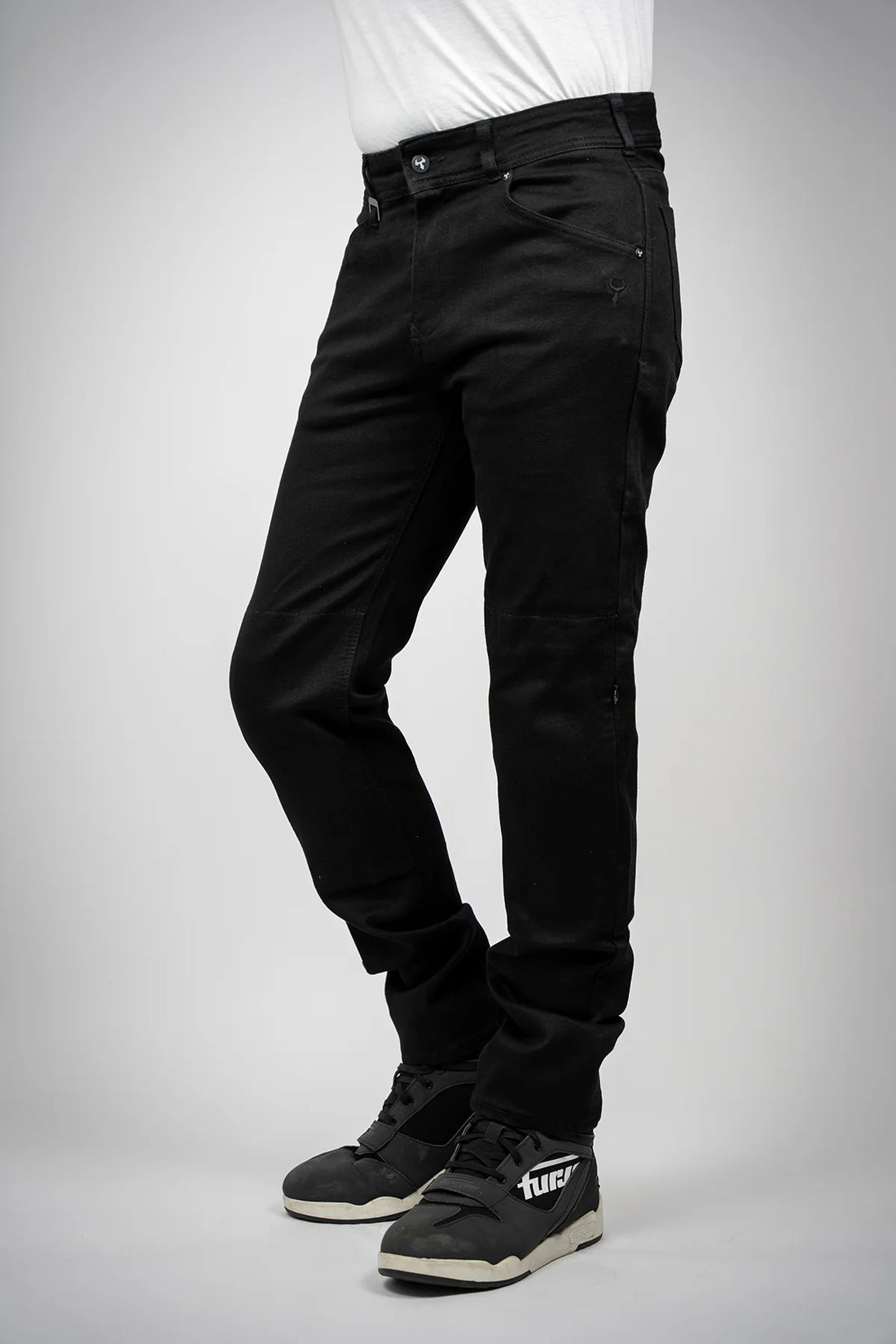 Bull-it Guardian Straight Fit Denim Jeans Black - FREE UK Shipping, FREE 365 Day Returns | Moto Central