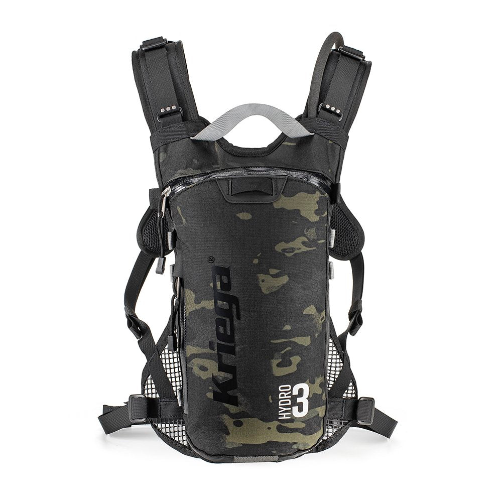 Kriega Hydro 3 Hydration Backpack Multicam Black - 3 Liters - FREE UK Shipping, FREE 365 Day Returns | Moto Central