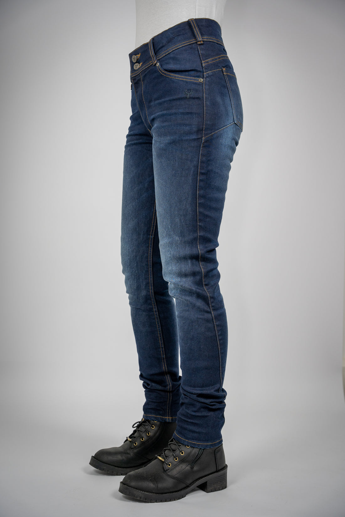 Bull-it Harrier Ladies Slim Fit Denim Jeans Blue - FREE UK Shipping, FREE 365 Day Returns | Moto Central