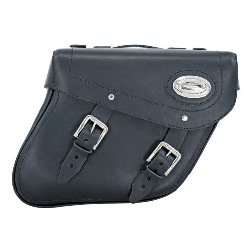 Longride Leather Saddlebags Black - 24 Liters