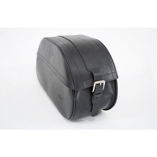 Longride Leather Saddlebags Black - 52 Liters - FREE UK Shipping, FREE 365 Day Returns | Moto Central