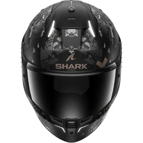 Shark Skwal i3 Full Face Helmet Hellcat Matt Black / Chrome / Anthracite  from Moto Central - Motorcycle Clothing