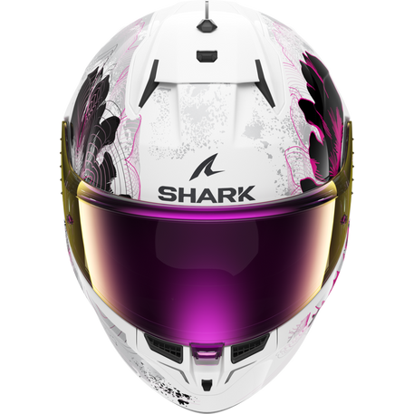 Shark D-Skwal 3 Full Face Helmet Mayfer White / Violet / Anthracite