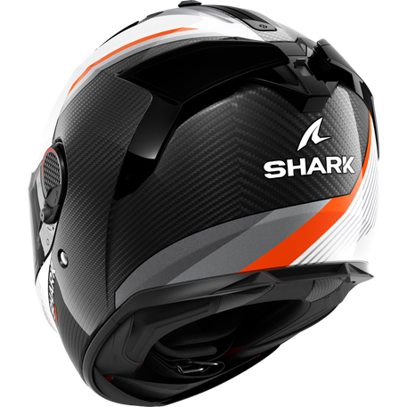 Shark Spartan GT PRO Carbon Full Face Helmet Dokhta White / Orange