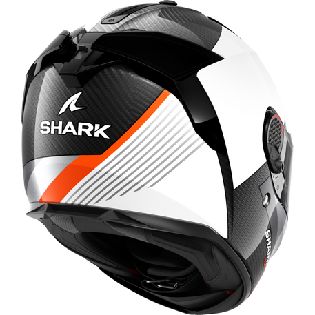 Shark Spartan GT PRO Carbon Full Face Helmet Dokhta White / Orange