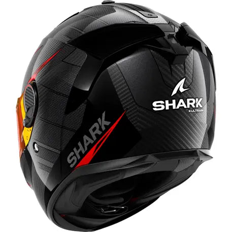 Shark Spartan GT PRO Carbon Full Face Helmet Kultram Black / Red - FREE UK Shipping, FREE 365 Day Returns | Moto Central