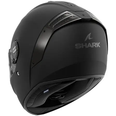 Shark Spartan RS Full Face Helmet Blank Matt Black - FREE UK Shipping, FREE 365 Day Returns | Moto Central