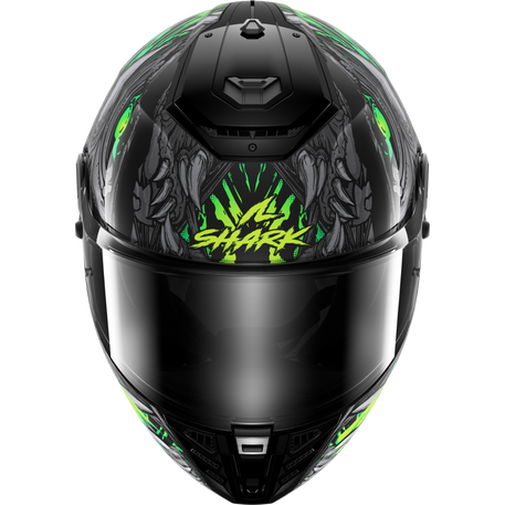 Shark Spartan RS Full Face Helmet Shaytan Black / Green / Anthracite