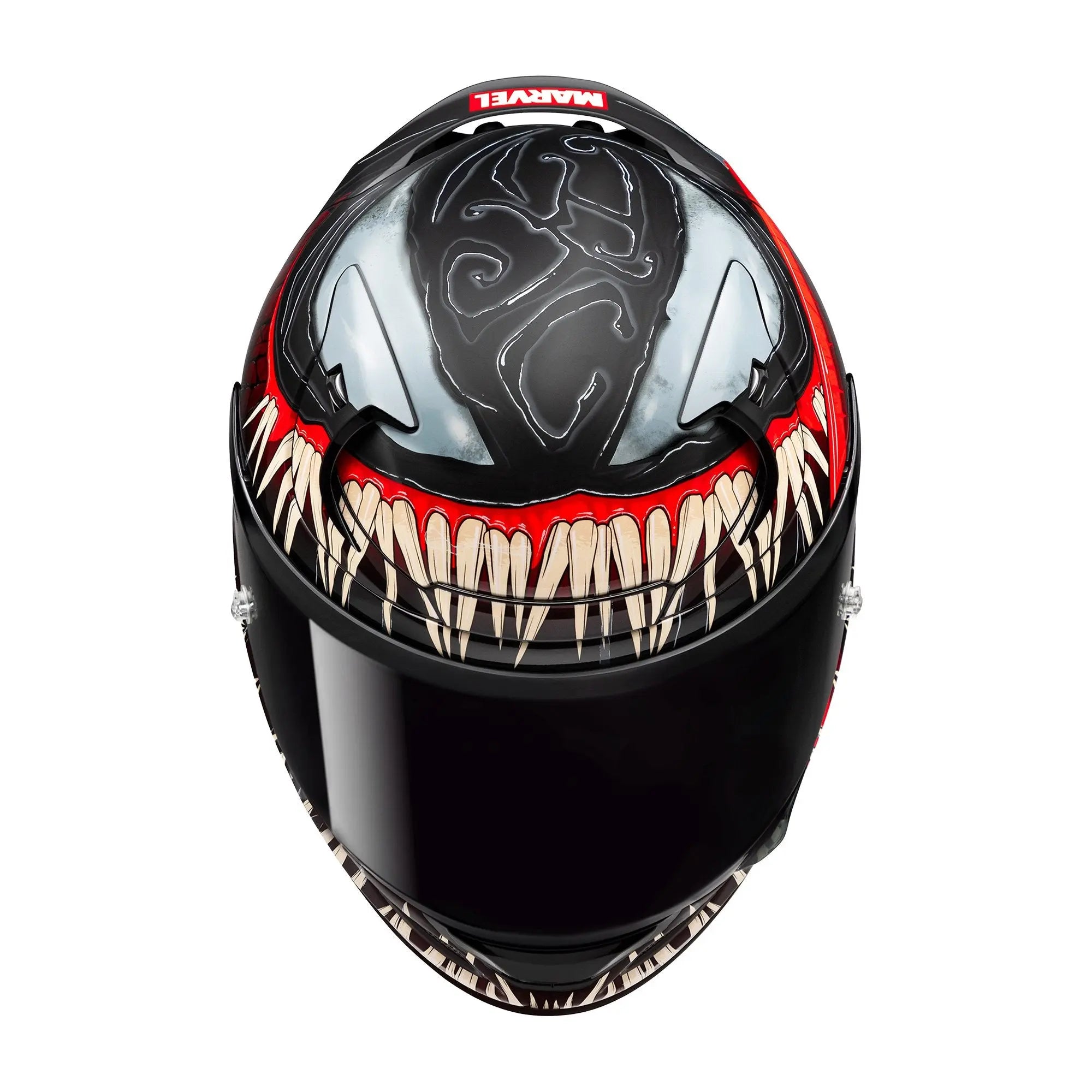 HJC RPHA 12 Venom 3 Marvel MC1SF Black / Red  - FREE UK Shipping, FREE 365 Day Returns | Moto Central