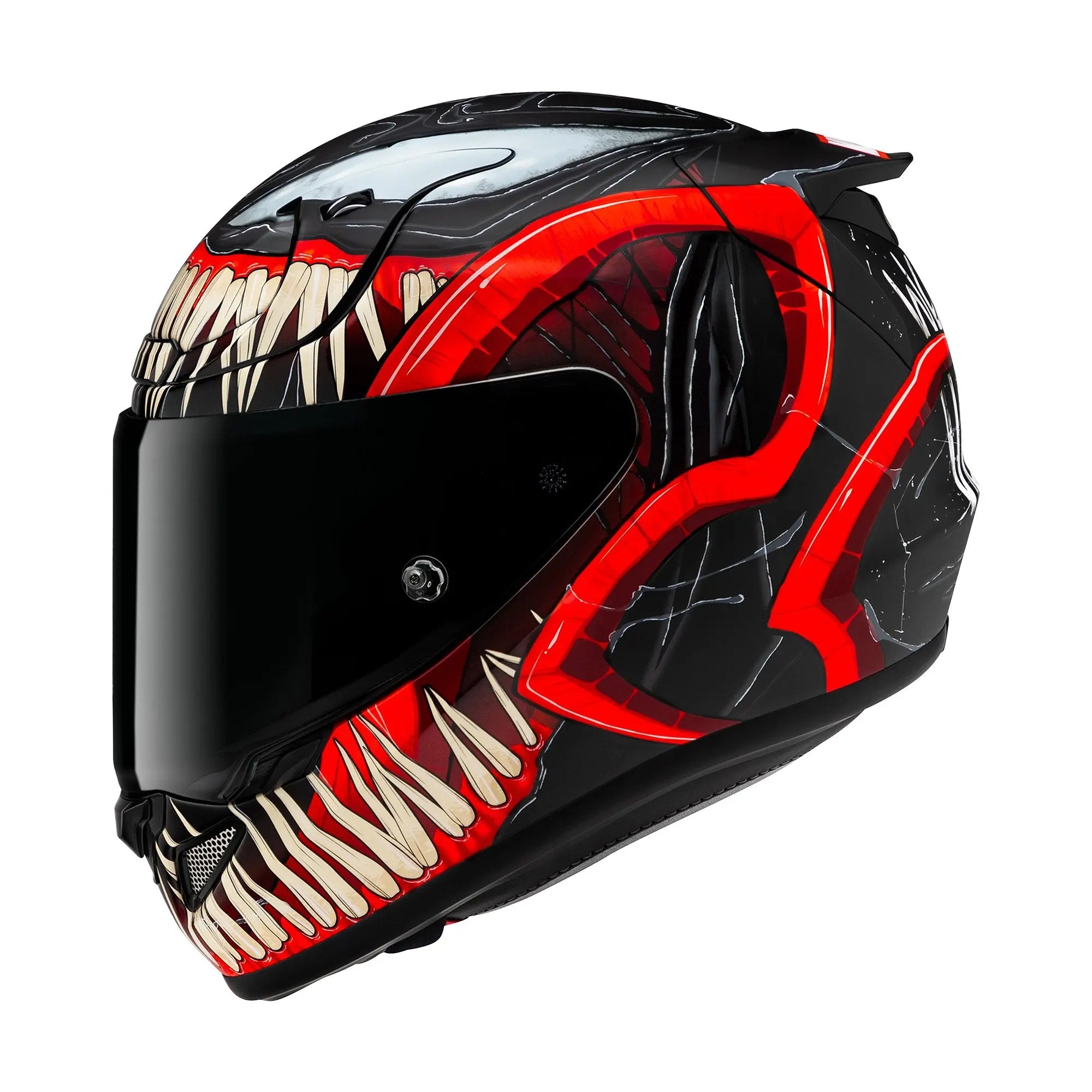 HJC RPHA 12 Venom 3 Marvel MC1SF Black / Red  - FREE UK Shipping, FREE 365 Day Returns | Moto Central