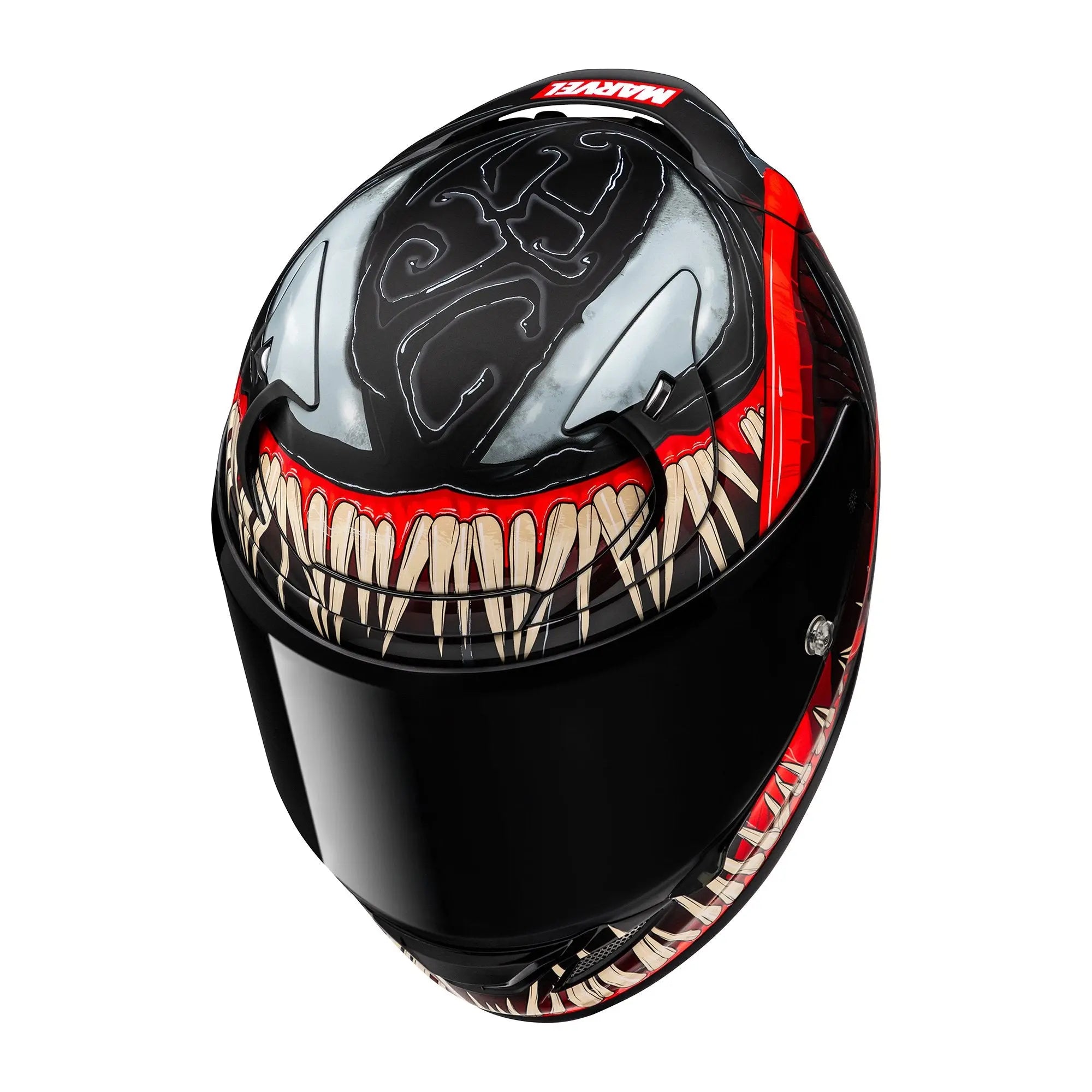 HJC RPHA 12 Venom 3 Marvel MC1SF Black / Red  - FREE UK Shipping, FREE 365 Day Returns | Moto Central