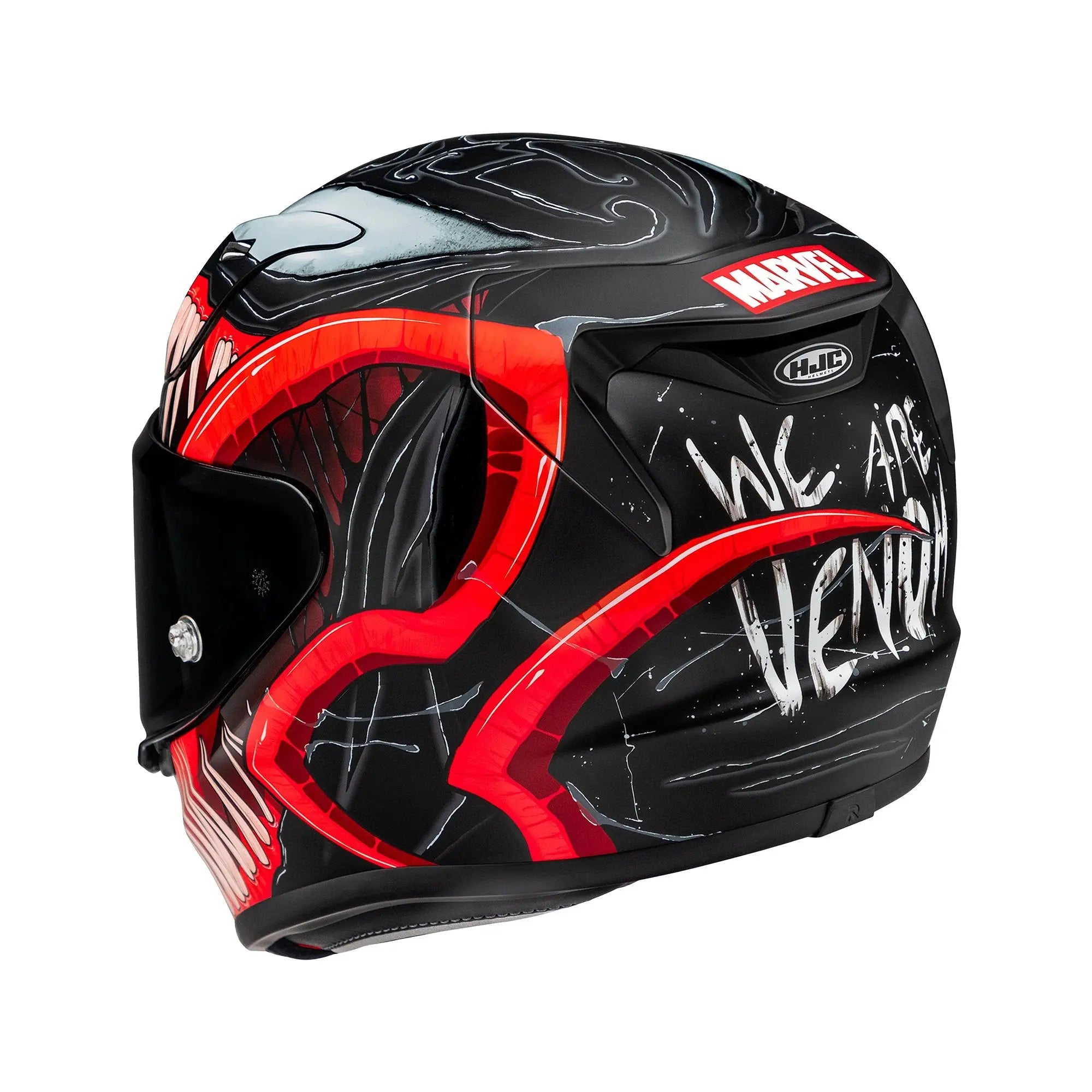 HJC RPHA 12 Venom 3 Marvel MC1SF Black / Red  - FREE UK Shipping, FREE 365 Day Returns | Moto Central